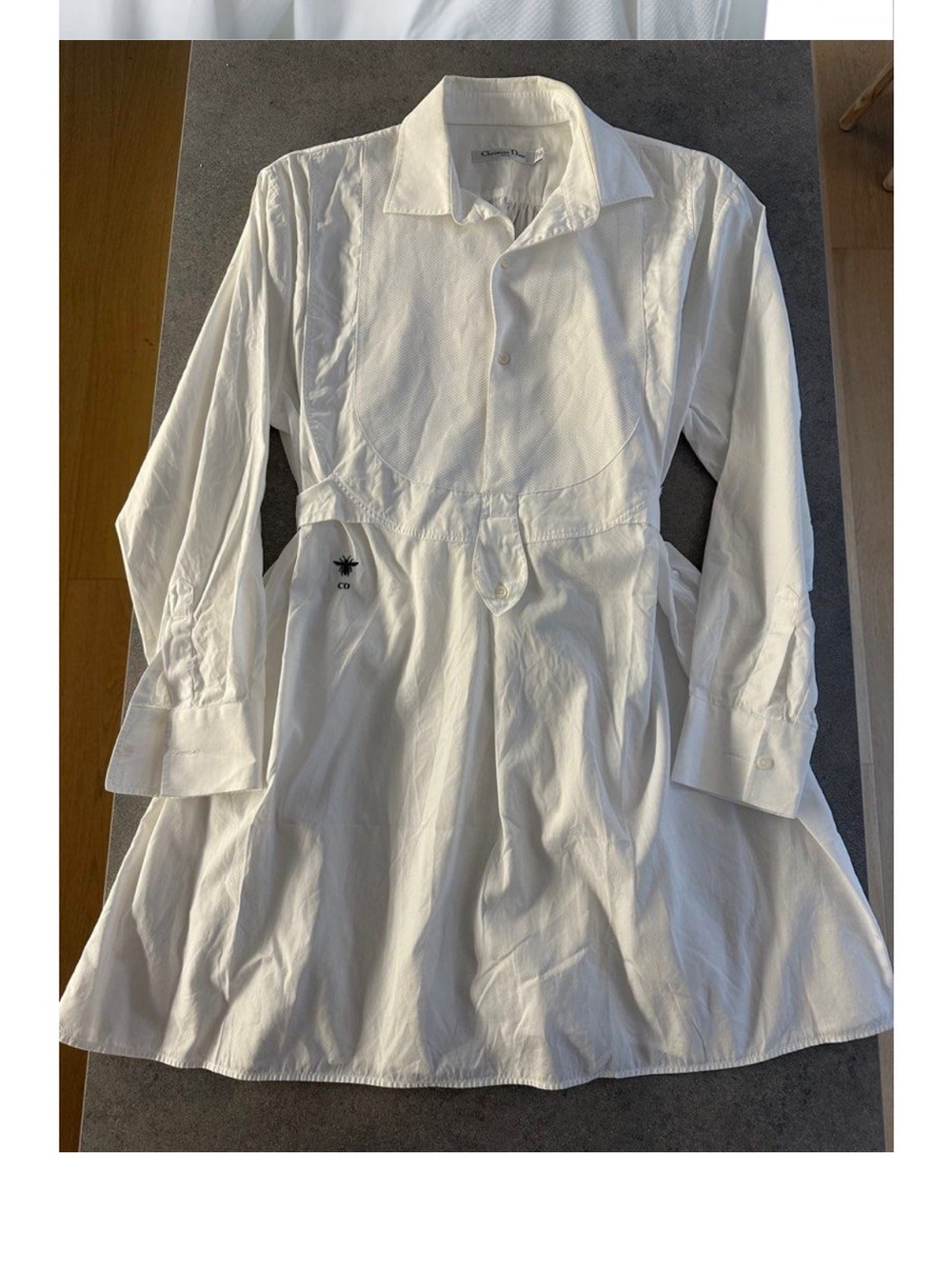#09 • Authentic Christian Dior Shirt Dress 4 S M